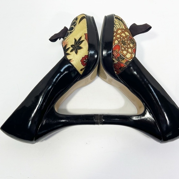 Madden Girl Womens Black and Multi Patent Pristege Platform Pump size and size 7 - Picture 8 of 8